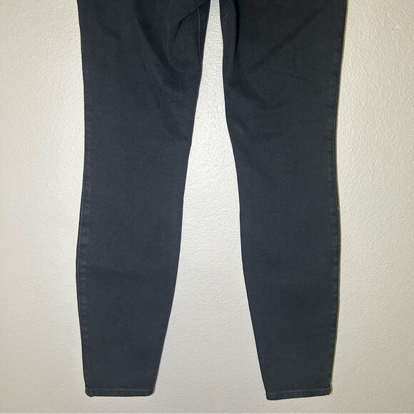 NEW Abercrombie & Fitch The Skinny black high rise jeans women’s size 25 / 0 - Picture 8 of 9
